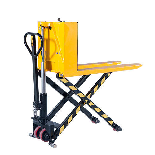Semi-Electric Scissor lift lithium pallet truck